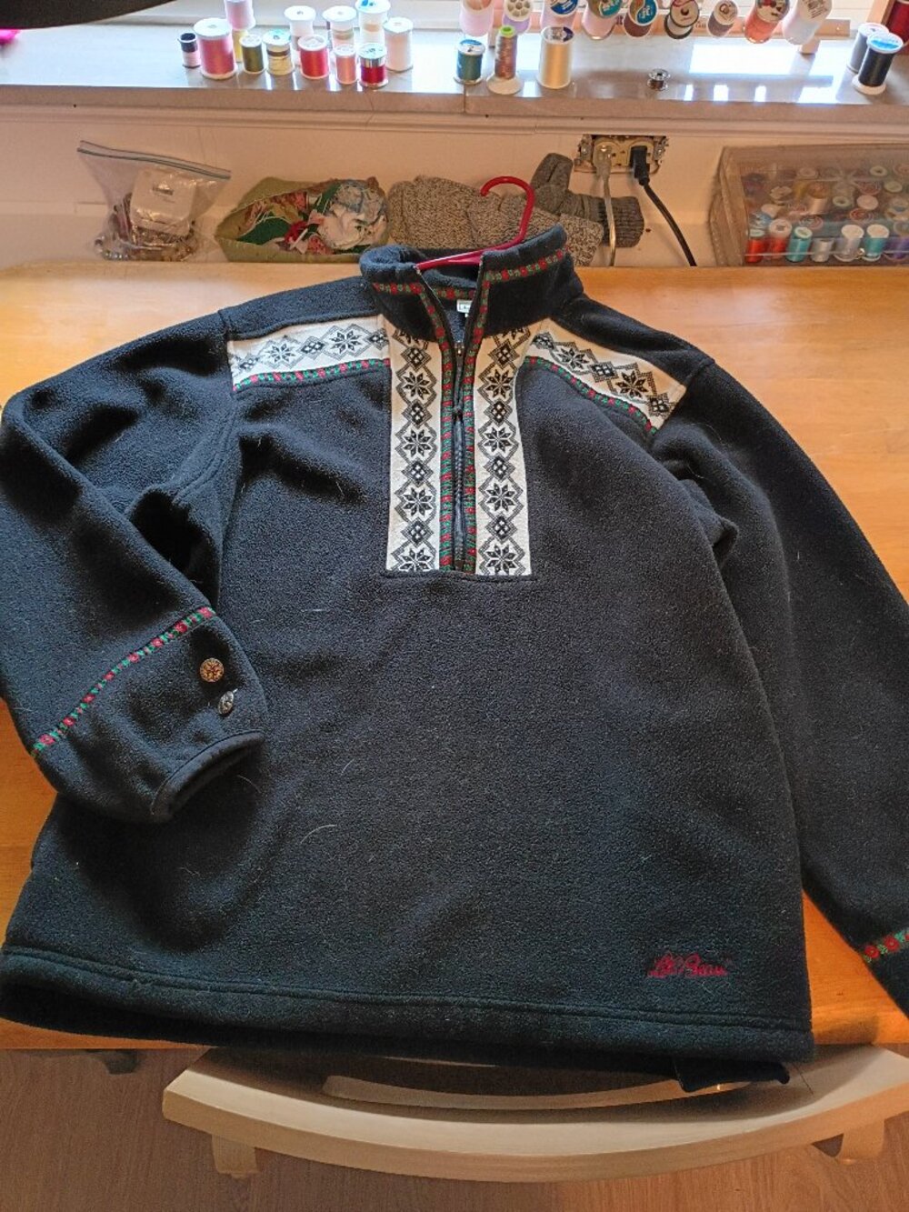 1990's LL Bean Fleece Pullover